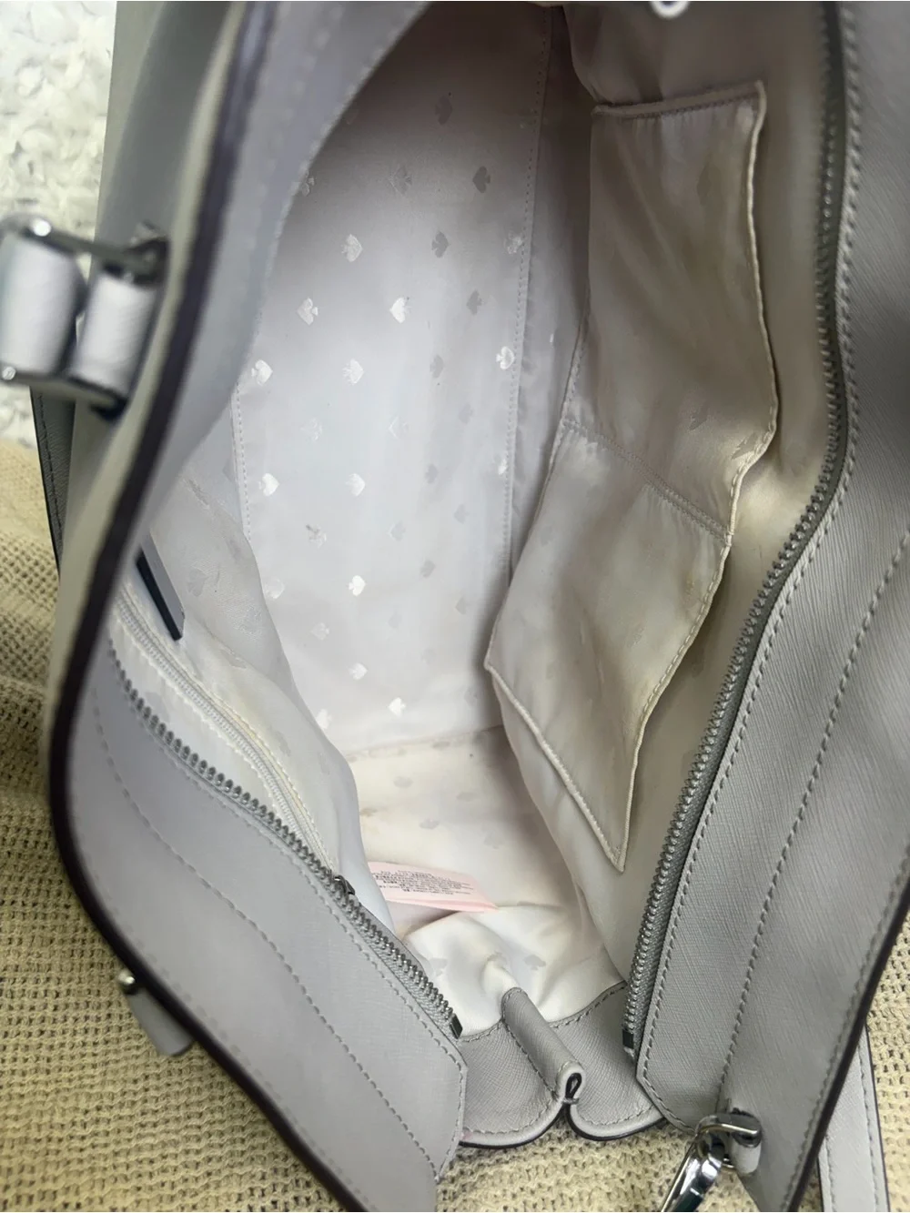 kate spade New York saffiano Leather Tote in Light lilac